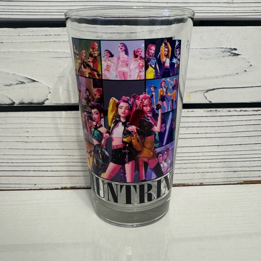 Colorful Character Glass Tumbler k pop - Picture 3 of 4